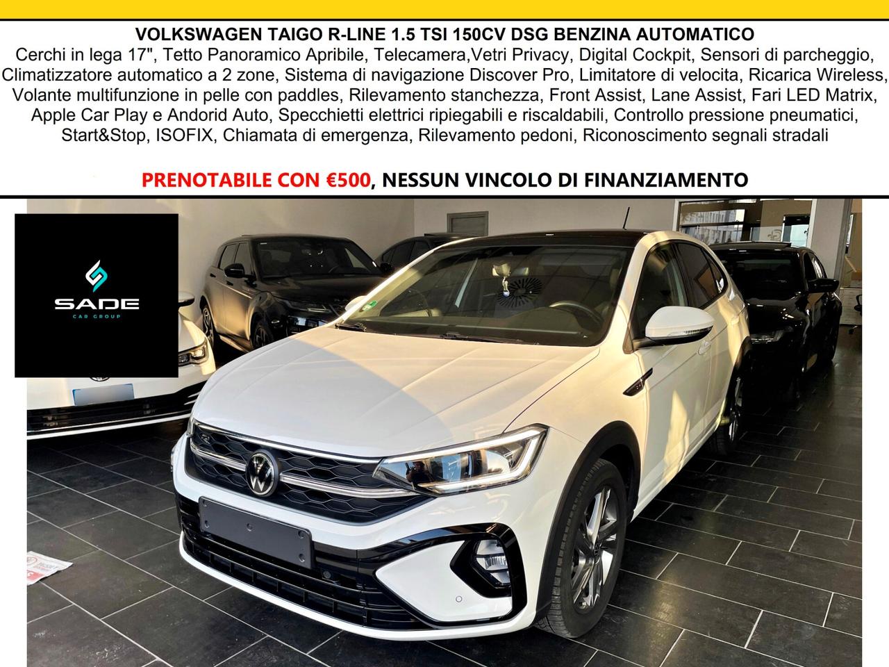 Volkswagen Taigo 1.5 TSI ACT 150 CV DSG R-Line