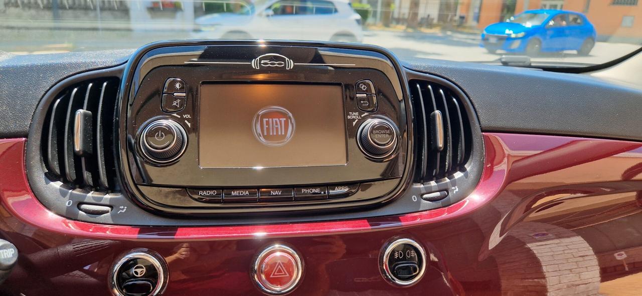 Fiat 500 1.2 Lounge TAGLIANDI / NAVI