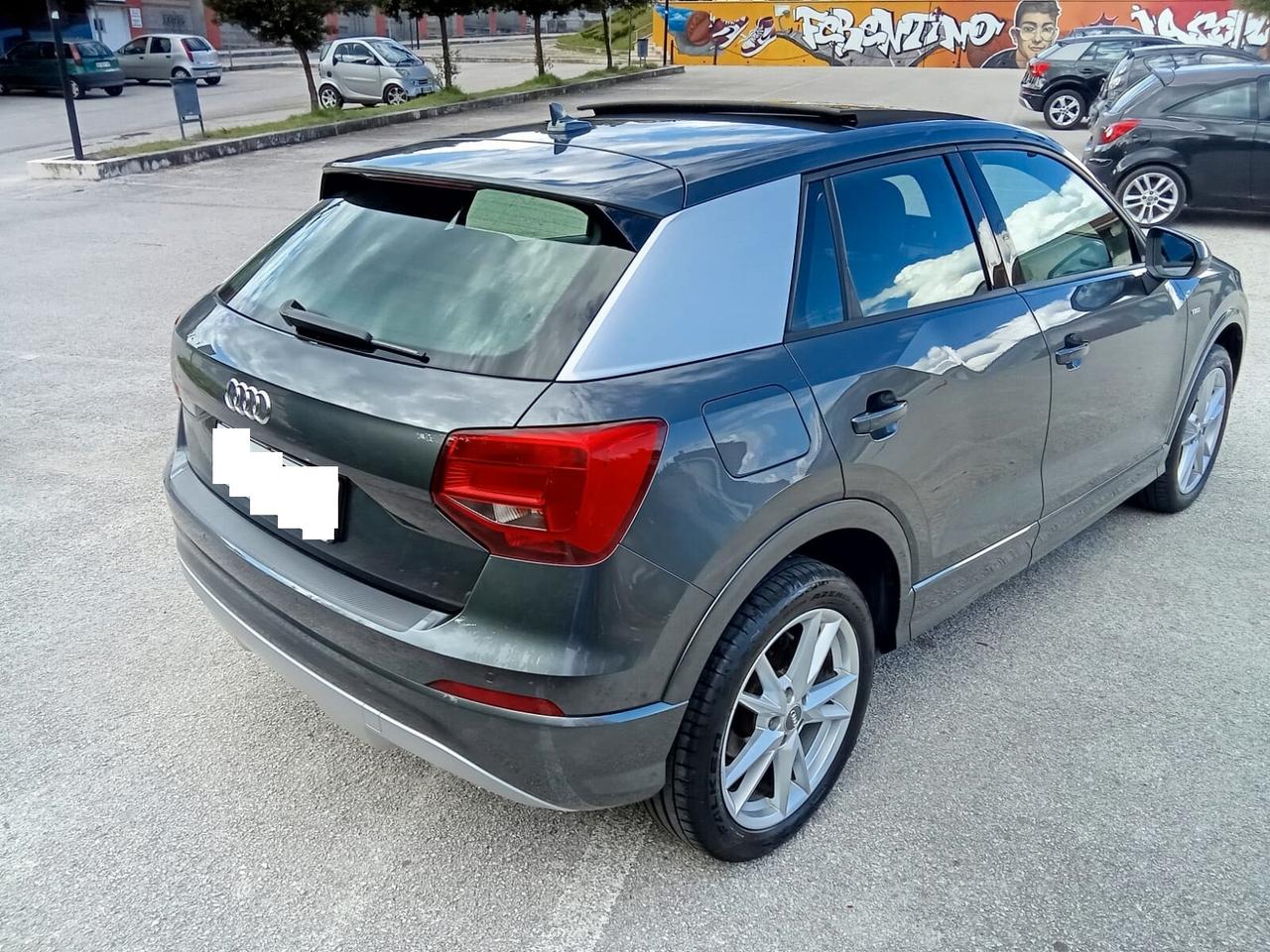 Audi Q2 Q2/SLINE/TETTO PAN/CERCHI 18/C.AUT/NAVI/PDC/CERCHI 18/PORT ELETTRICO/TAG.CERT/PORT ELETTRICO/KEY LESS GO!