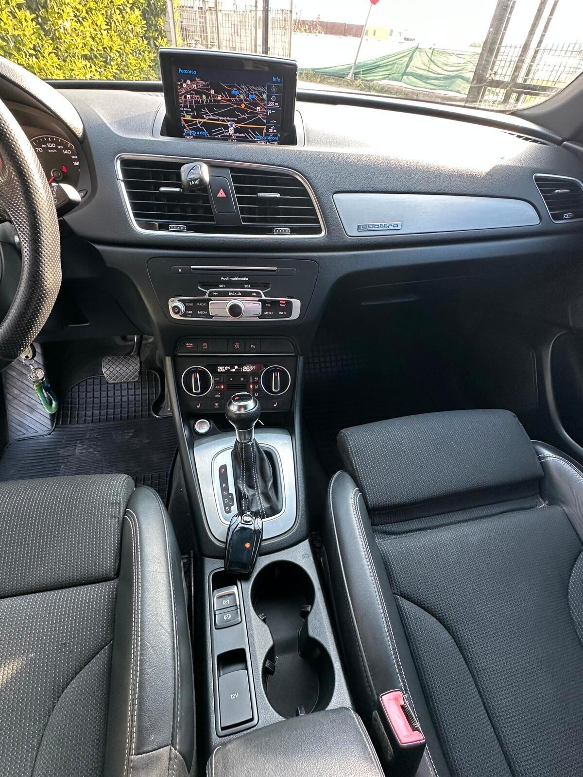 Audi Q3 2.0 TDI 150 CV quattro STRONIC S-LINE INT-ESTERNO 2015 FARI matrix LED-INT PELLE