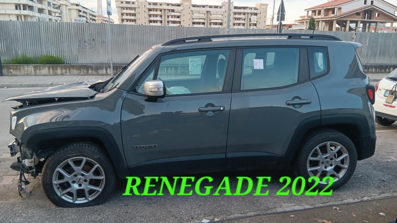 Jeep Renegade limited incidentata sinistrata mondialcars