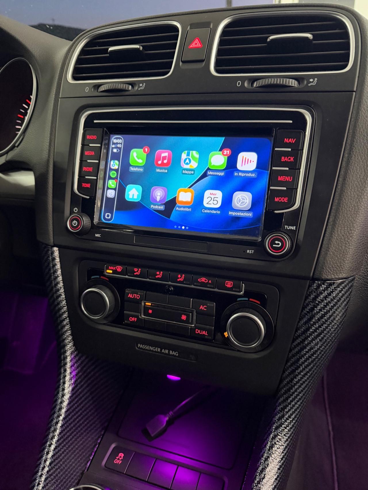 VW GOLF 6 1.6 TDI 5p. R Line FINANZIABILE