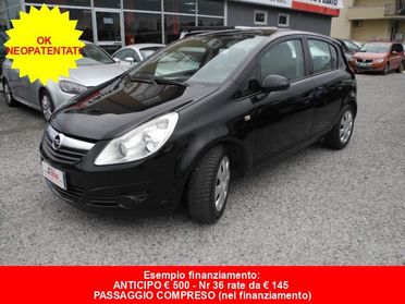 OPEL Corsa 1.2 5p. Enjoy -OK NEOPATENTATI- UNICA PROPRIETARIA