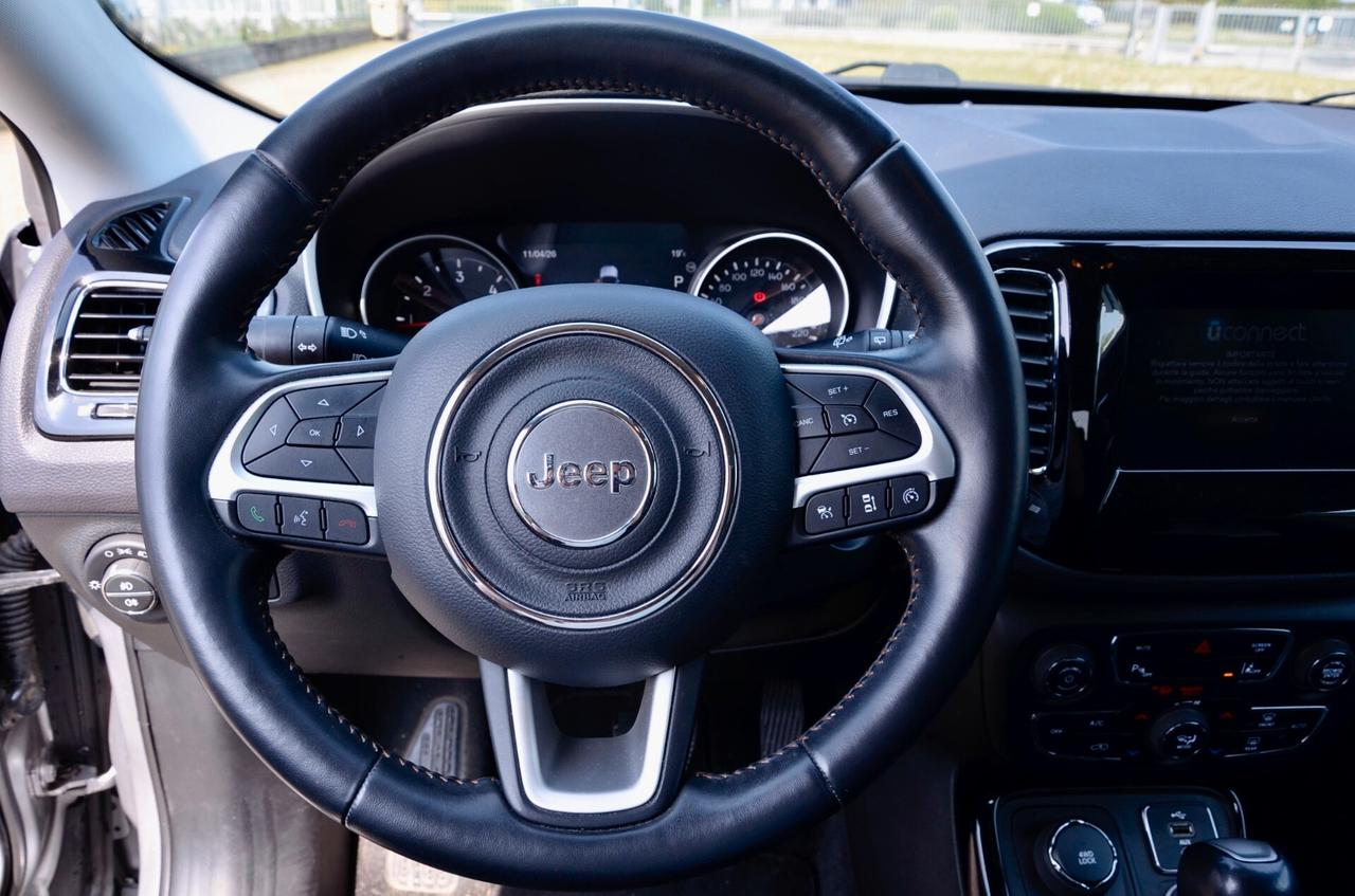 JEEP COMPASS 2.0 MJT LIMITED 4wd 140cv AUTO, UFF ITALIANA, SERVICE CON FATTURE, EURO 6B, PERMUTE