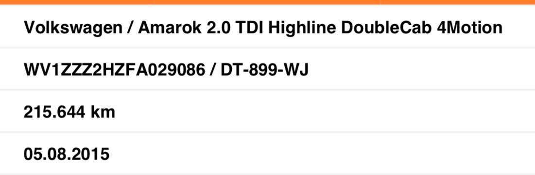 Volkswagen Amarok 180CV HIGHLINE