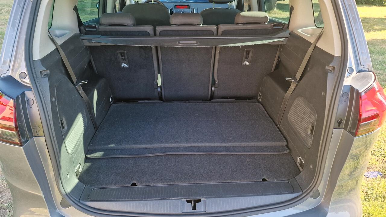 Opel Zafira Tourer 1.4 Turbo GPL 7 POSTI GANCIO
