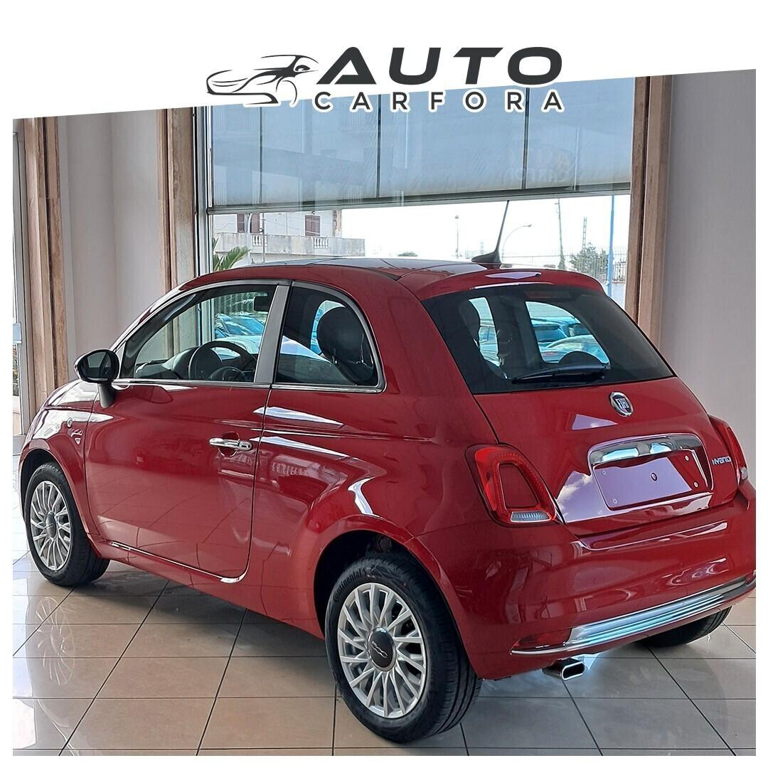 Fiat 500 1.0 hybrid dolcevita cilma automatico sensori parcheggio tetto panoramico
