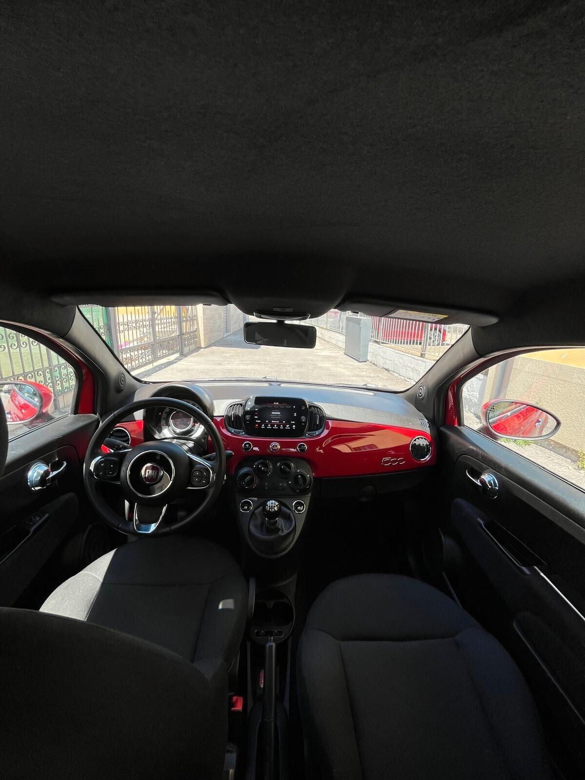 Fiat 500 1.0 Hybrid Red