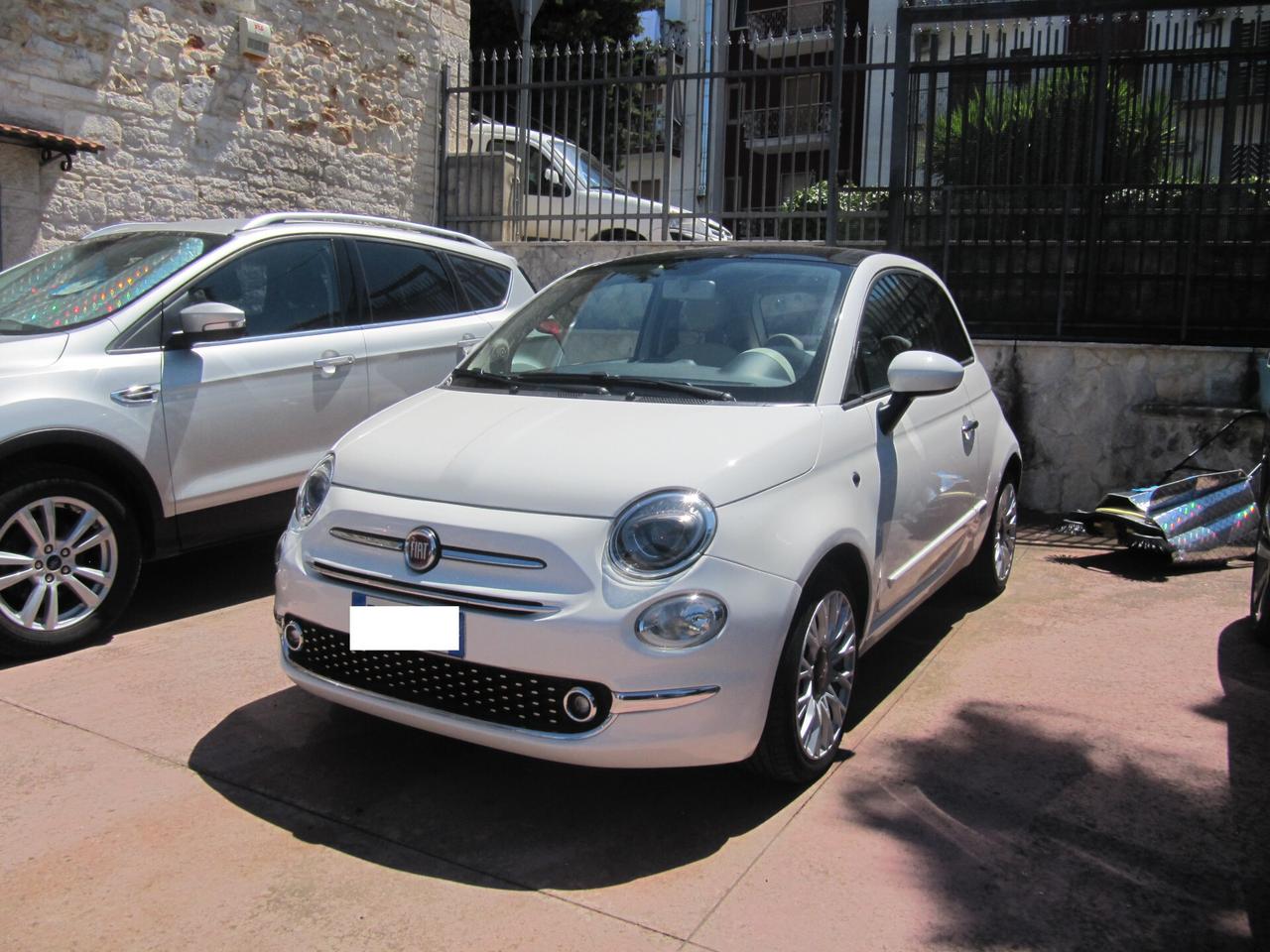 Fiat 500 1.2 Lounge - BENZINA + TETTO PANORAMICO