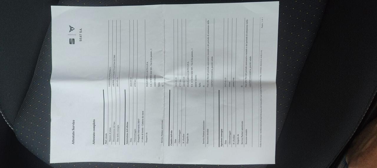 Seat Arona 1.0 TGI Style