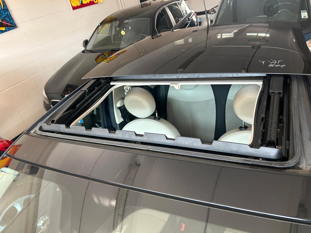 Fiat 500 1.2 lounge ok neopatentati sedili in pelle tettuccio apribile in vetro
