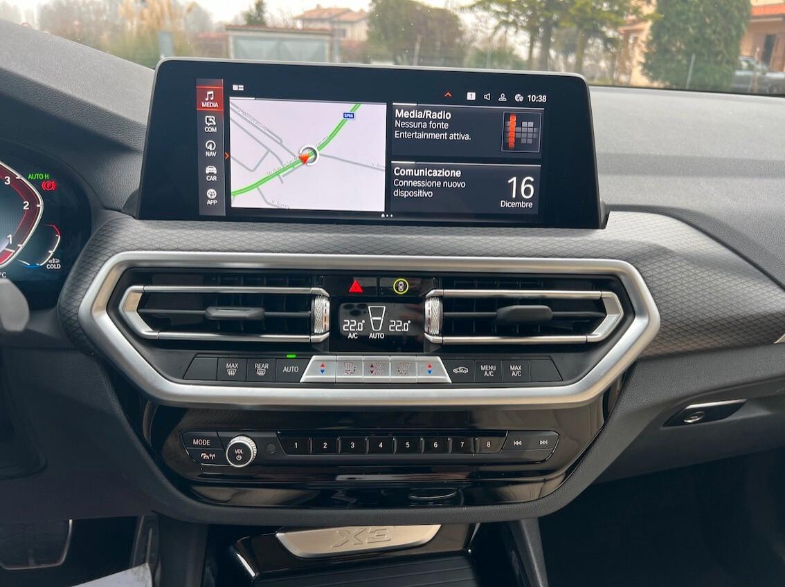 BMW X3 xdrive20d mhev 48V Msport auto UNICO PROPRIETARIO