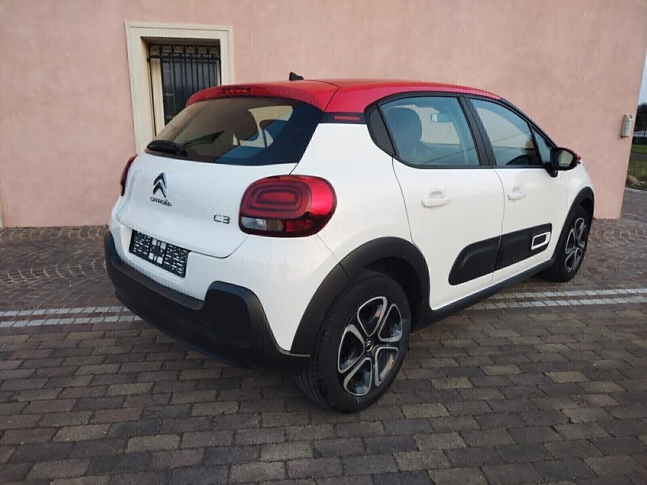 Citroen C3 Shine tetto rosso