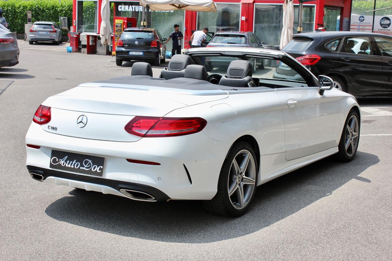 Mercedes-benz C 180 AMG CABRIO SPORT AUTOMATICA INTERNI SPORT ANTRACITE