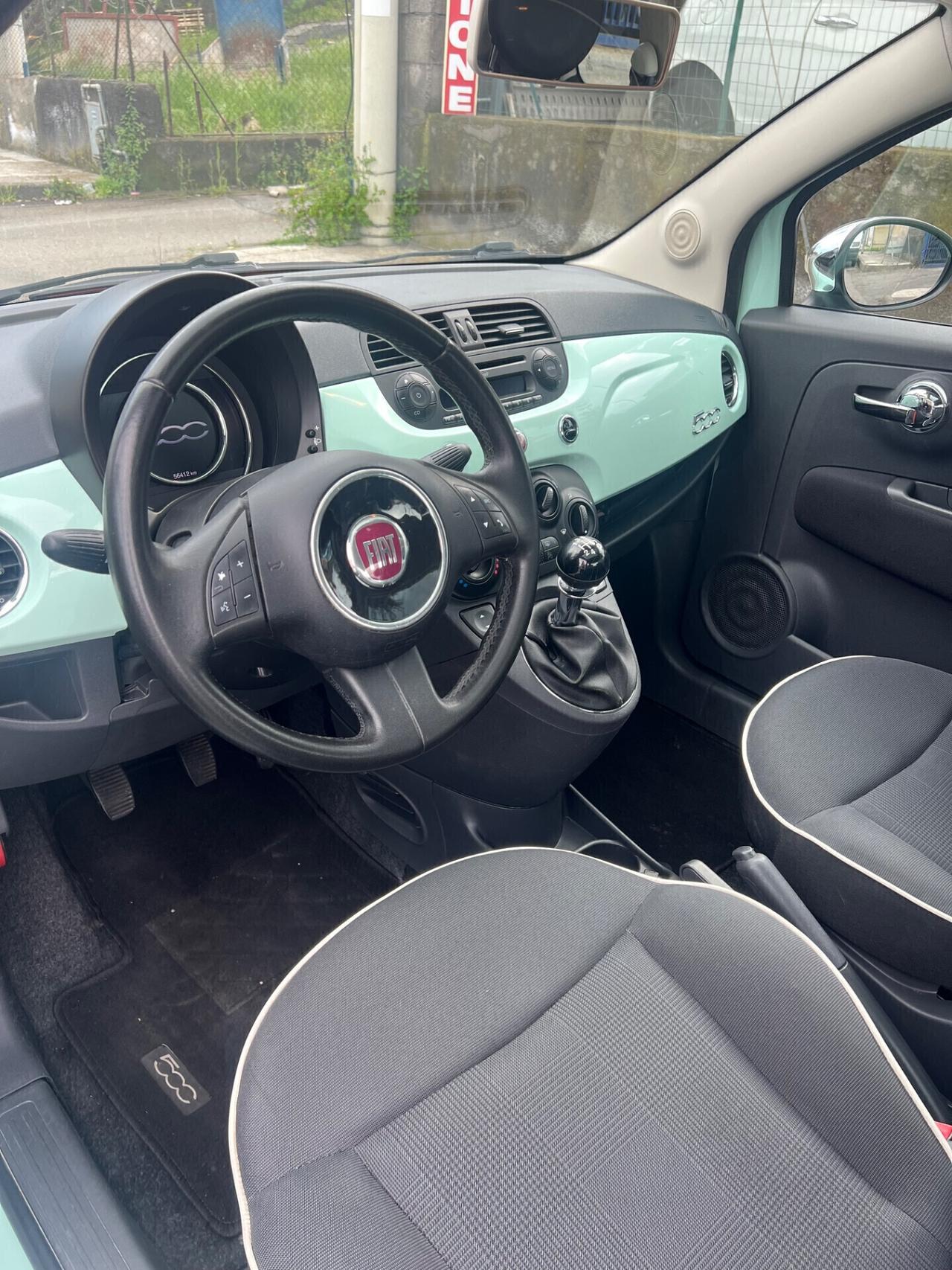 Fiat 500 1.2 benzina 2015 tagliandi certificati