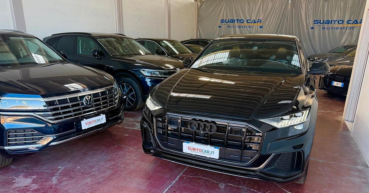 Audi Q8 50 TDI 286 CV quattro tiptronic Sport S-LINE PLUS FARI MATRIX INTERNI IN PELLE NAPPA E BLACK PACK