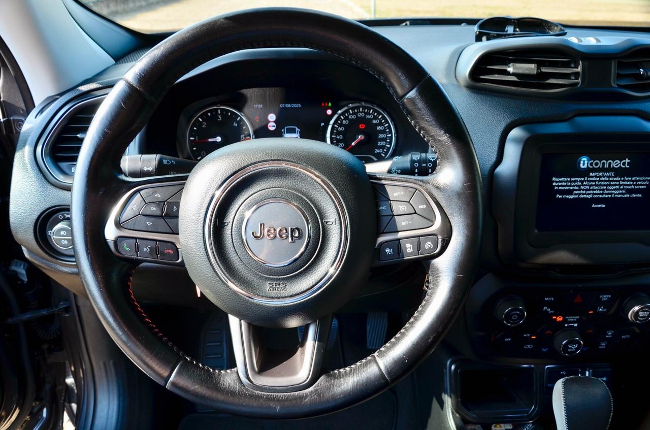 JEEP RENEGADE 1.6 MJT LIMITED FWD 120cv AUTO, UFF ITALIANA, SERVICE CON FATTURE, EURO 6D, FARI LED, APPLE ANDROID, PERMUTE