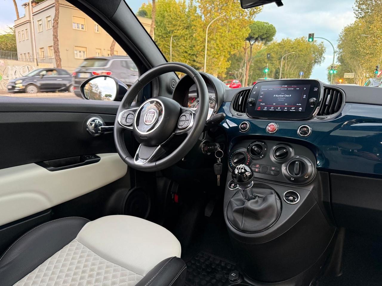 Fiat 500 1.0 Hybrid Dolcevita Navi, Pdc,