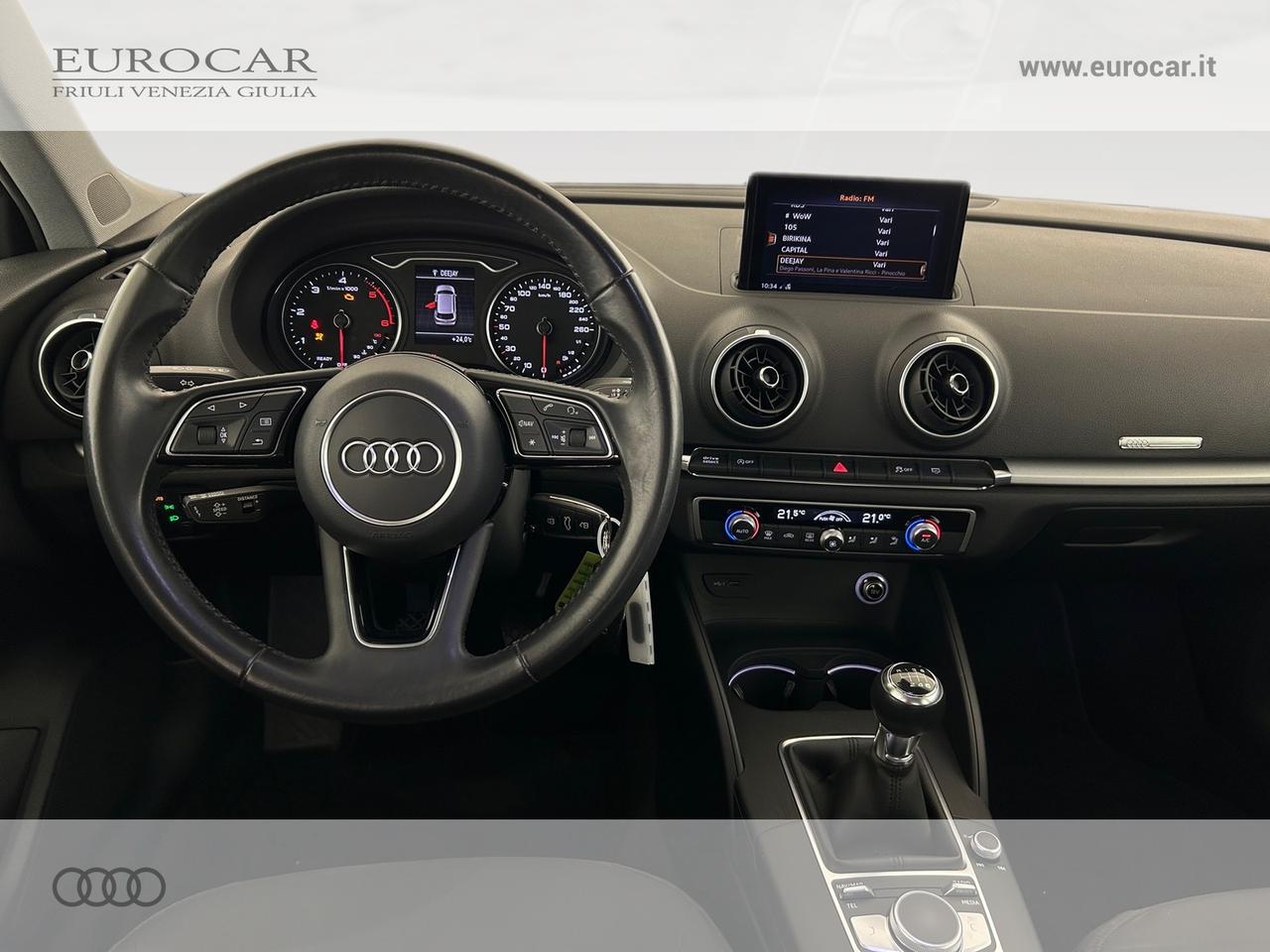 Audi A3 sportback 30 1.6 tdi business 116cv