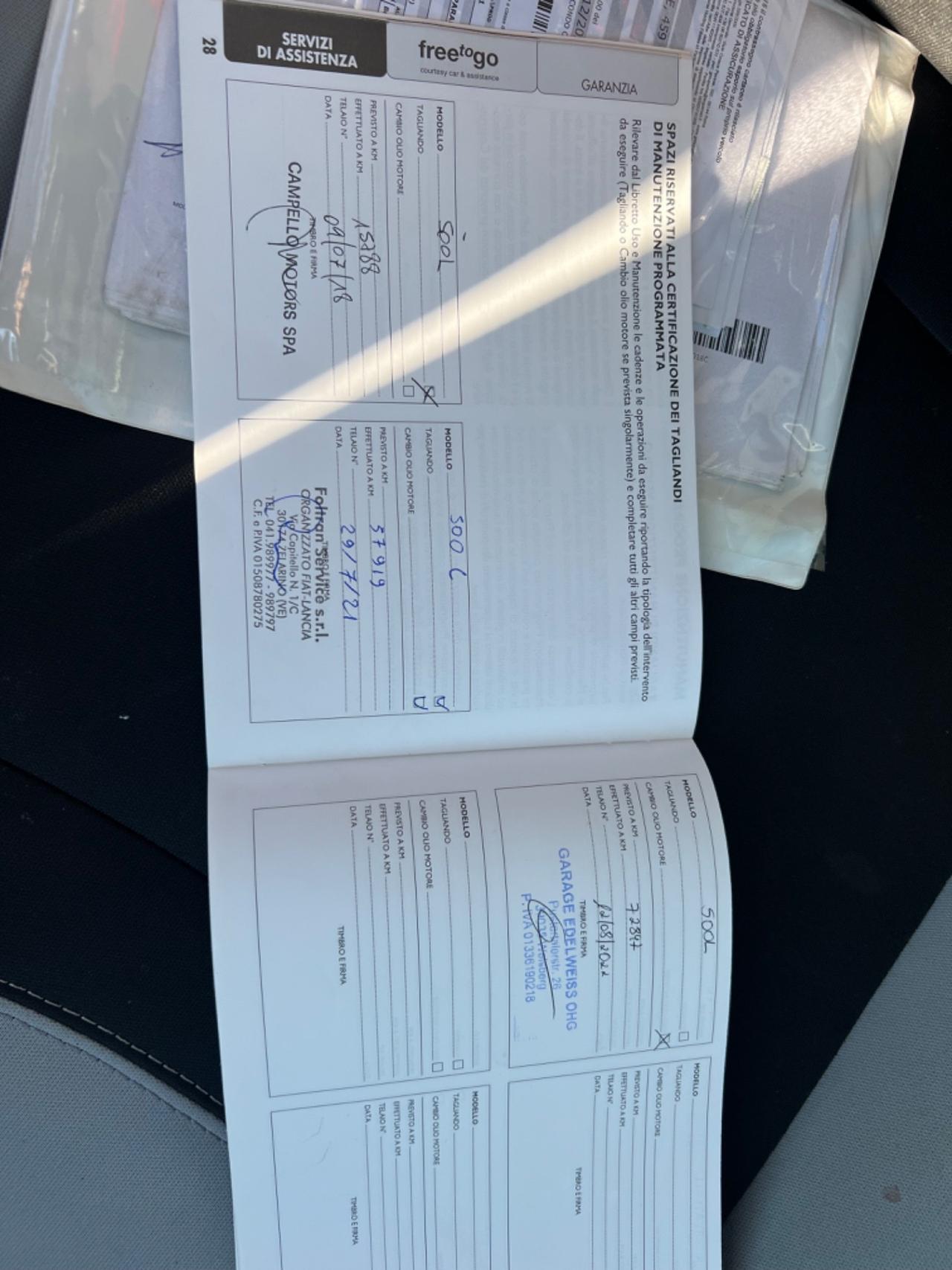 Fiat 500L 1.4 T-Jet 120 CV GPL Lounge km certificati full xfetta!!