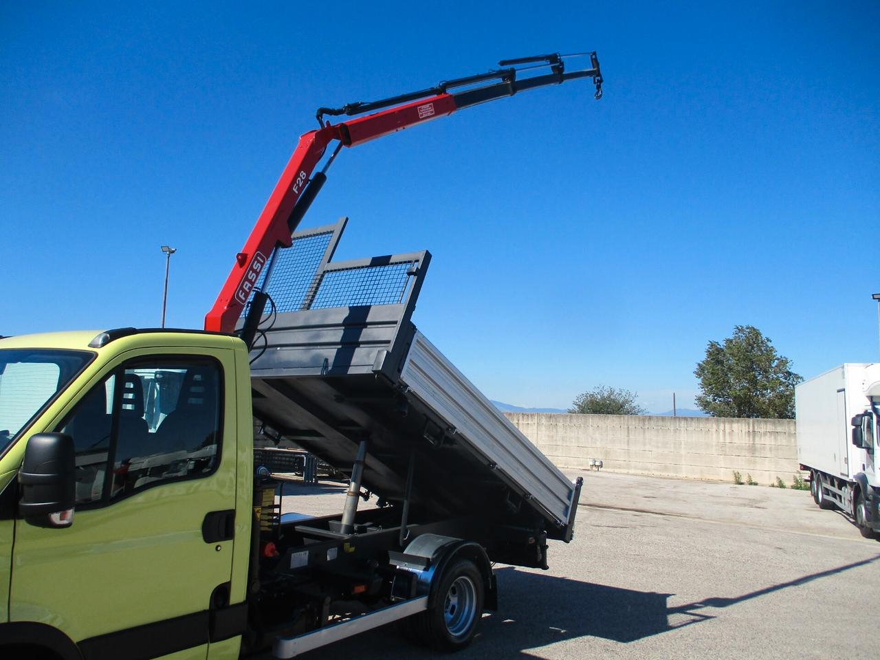 Iveco Daily 50C15 K 3000 150CV E4 GRU FASSI F28/3S+RIBALTABILE