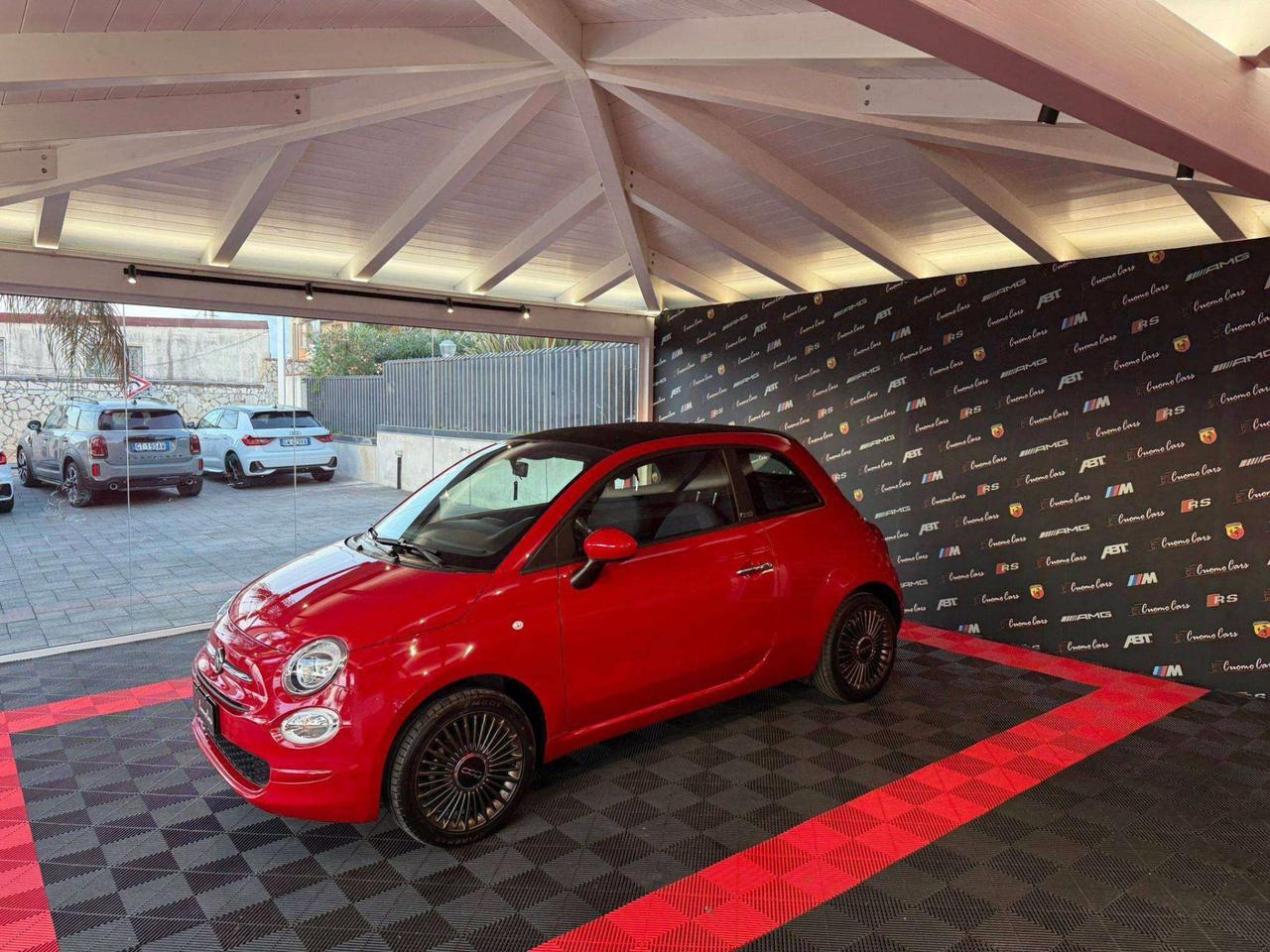 Fiat 500C 1.0 Hybrid Red