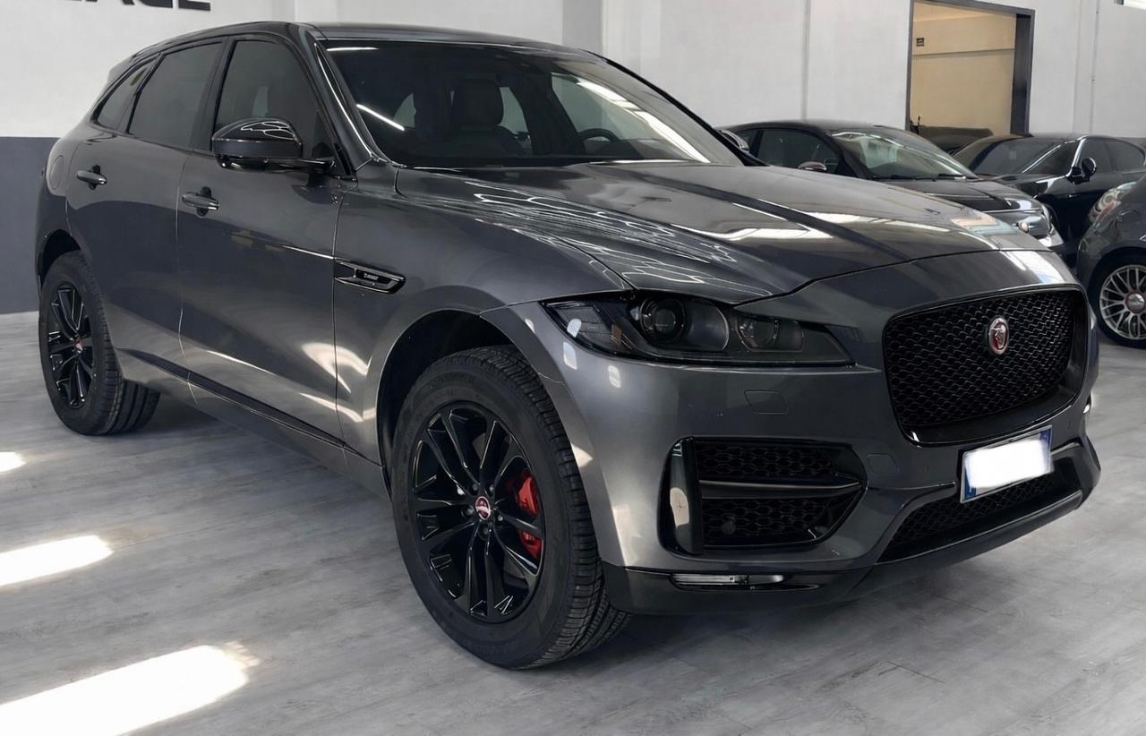 JAGUAR F-PACE 2.0 D 180 CV AWD R-Sport FULL DA VETRINA