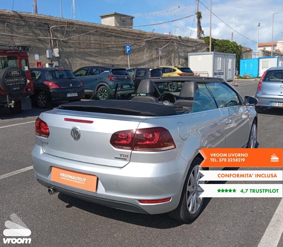 VOLKSWAGEN Golf 6ª serie Golf Cabriolet 1.6 TDI