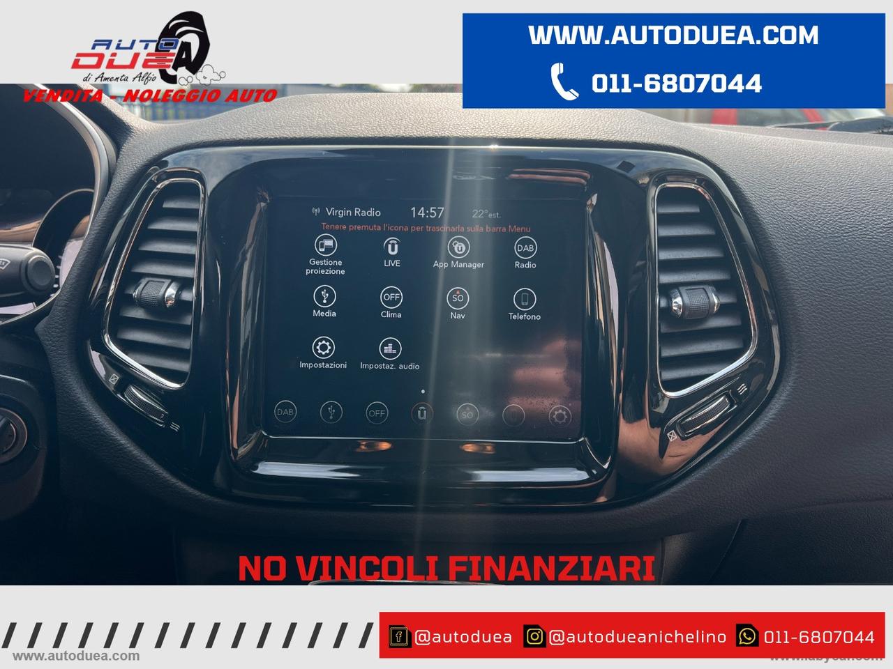 JEEP Compass 2.0 Mjt II aut. 4WD Night Eagle NO VINCOLI FINANZIARI