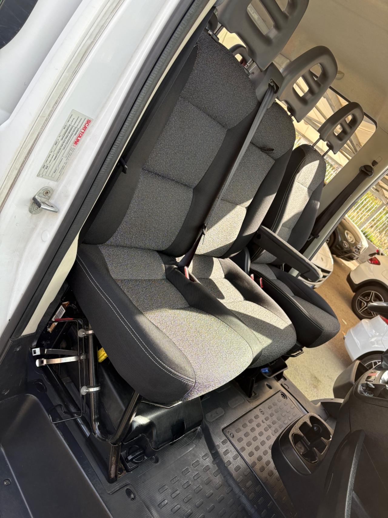 Fiat Ducato Maxi doppia cabina 7 posti gru fassi