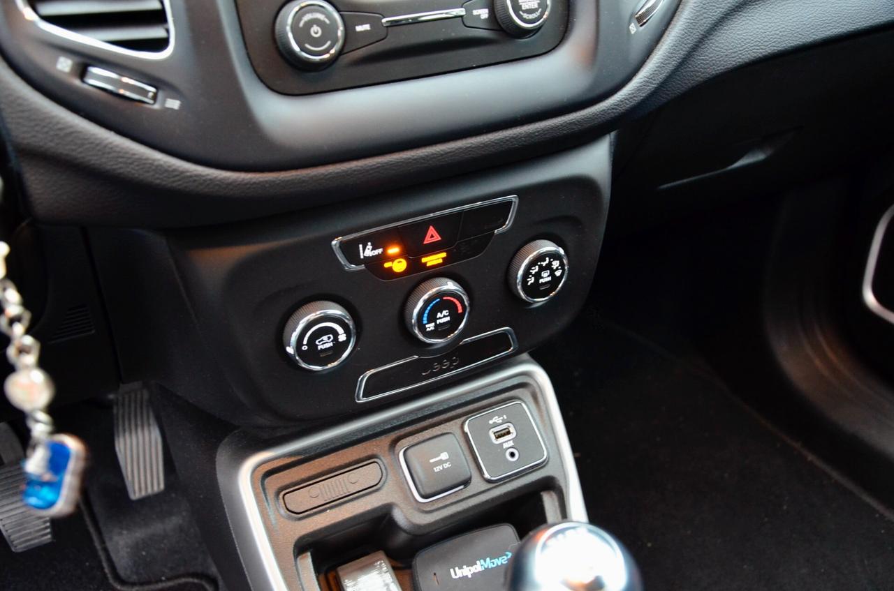 JEEP COMPASS 1.3 TURBO T4 2WD 131cv, EURO 6D, BLUETOOTH, A/C, PERMUTE