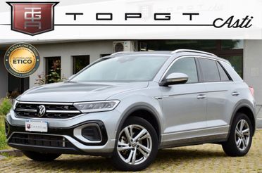 VOLKSWAGEN T-ROC 1.5 TSI R-LINE 150cv DSG, UNICOPROPRIETARIO, GAR. VW 12/27, SERVICE 5/26, UFF ITALIANA, FARI LED, APPLE ANDROID, PERMUTE