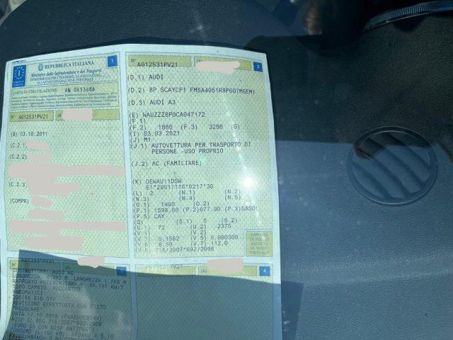 AUDI A3 SPB 1.6 TDI 105 CV CR Ambition