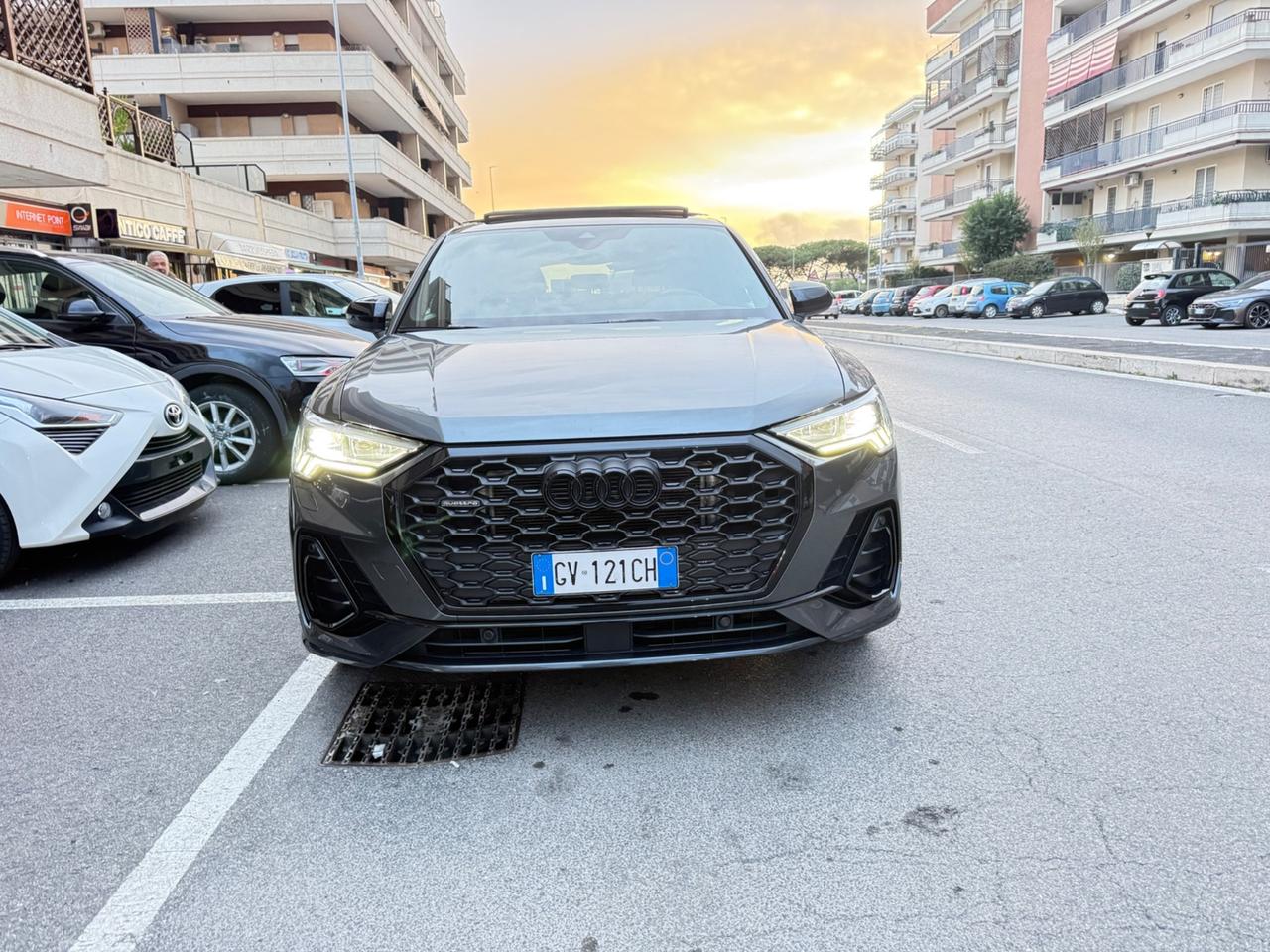 Audi Q3 40 TDI quattro S tronic line edition LED MATRIX PELLE TETTO KAMERA 360 PDC CERCHI 20