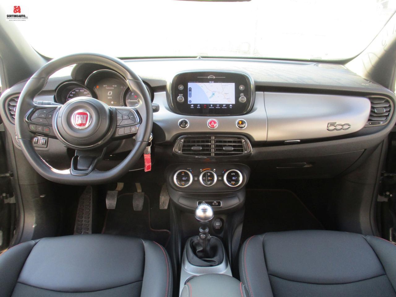 Fiat 500X 1.6 MultiJet 130 CV Sport 11/2021 PELLE+NAVI FULL
