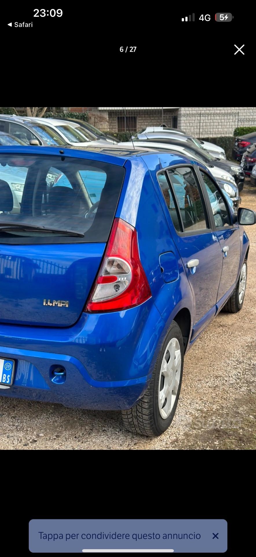 Dacia Sandero 1.4 8V GPL Lauréate