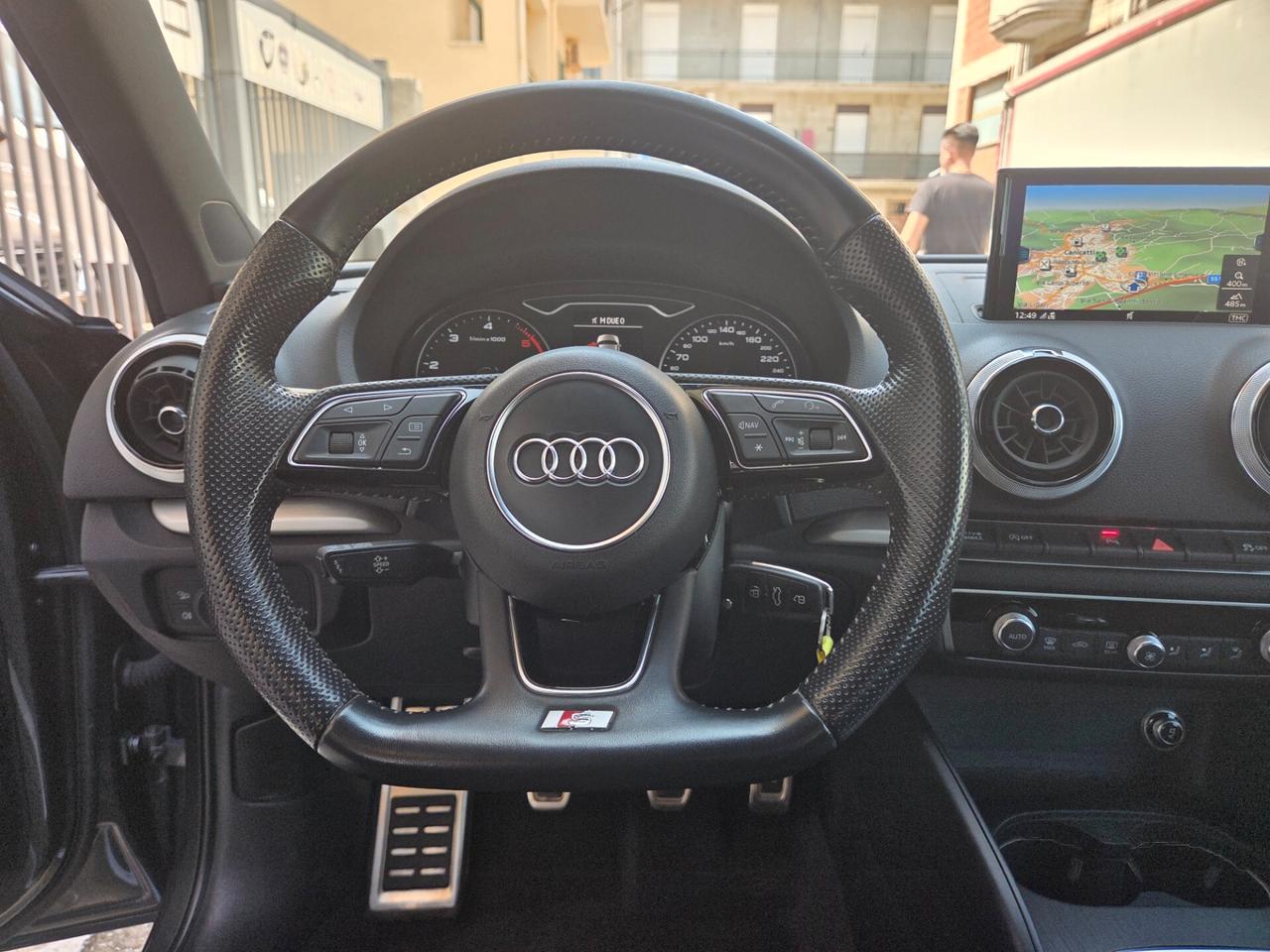 AUDI A3 S-LINE ANNO 2019 SOLI KM 100000 CERTIFICATI