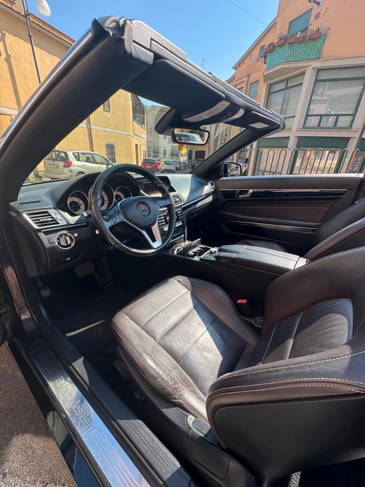 Mercedes-benz E 350 d Cabrio Automatic Premium 252 cv, SERVICE MB, FULL OPT, DA VETRINA, RARA