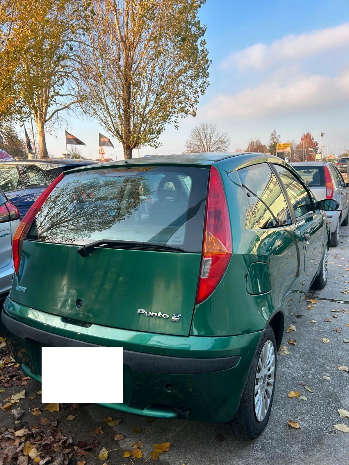 Fiat Punto 1.2i 16V cat 3 porte ELX ok neo patentati