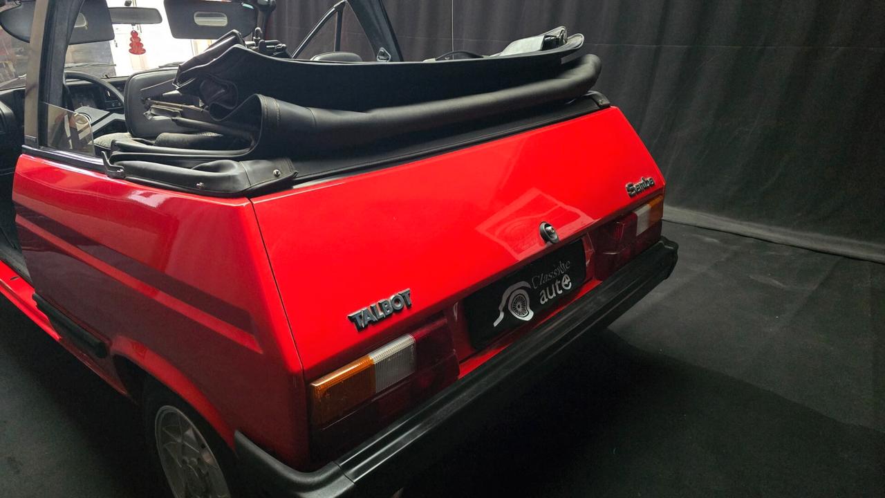 Talbot Samba Cabrio, anno 1985, certificata ASI