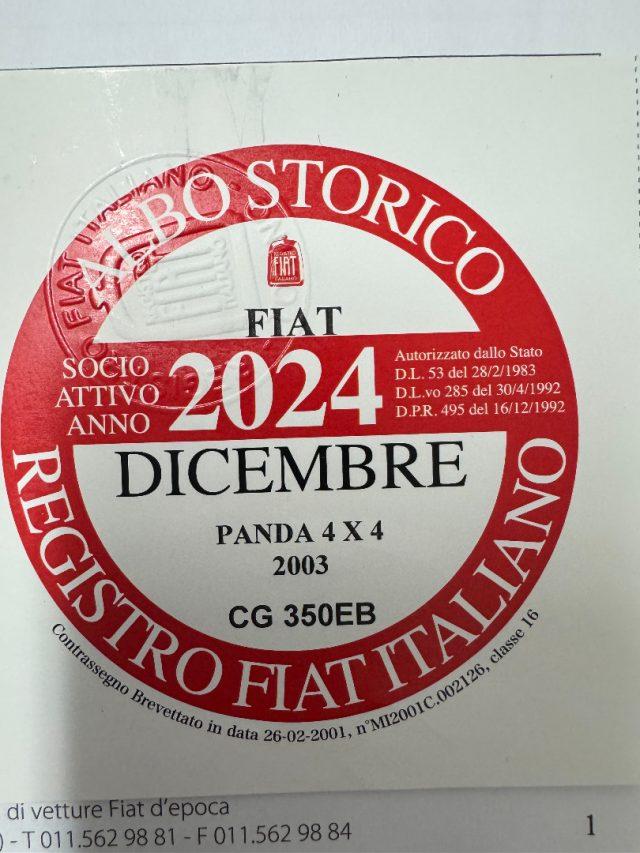 FIAT Panda 1ª serie 1100 4x4