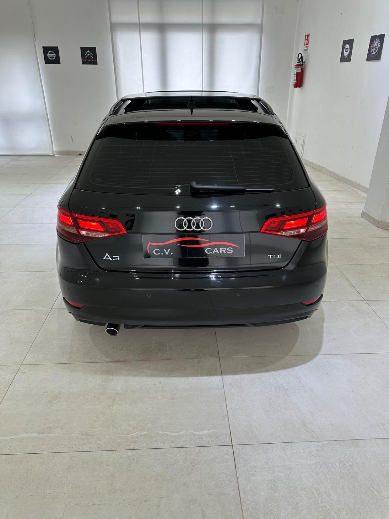 Audi A3 SPB 30 TDI SPORT TOTAL BLACK TETTO APRIBILE