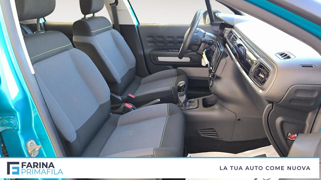 CITROEN C3 III 2017 - C3 1.2 puretech Feel s&s 83cv neopatentati my20