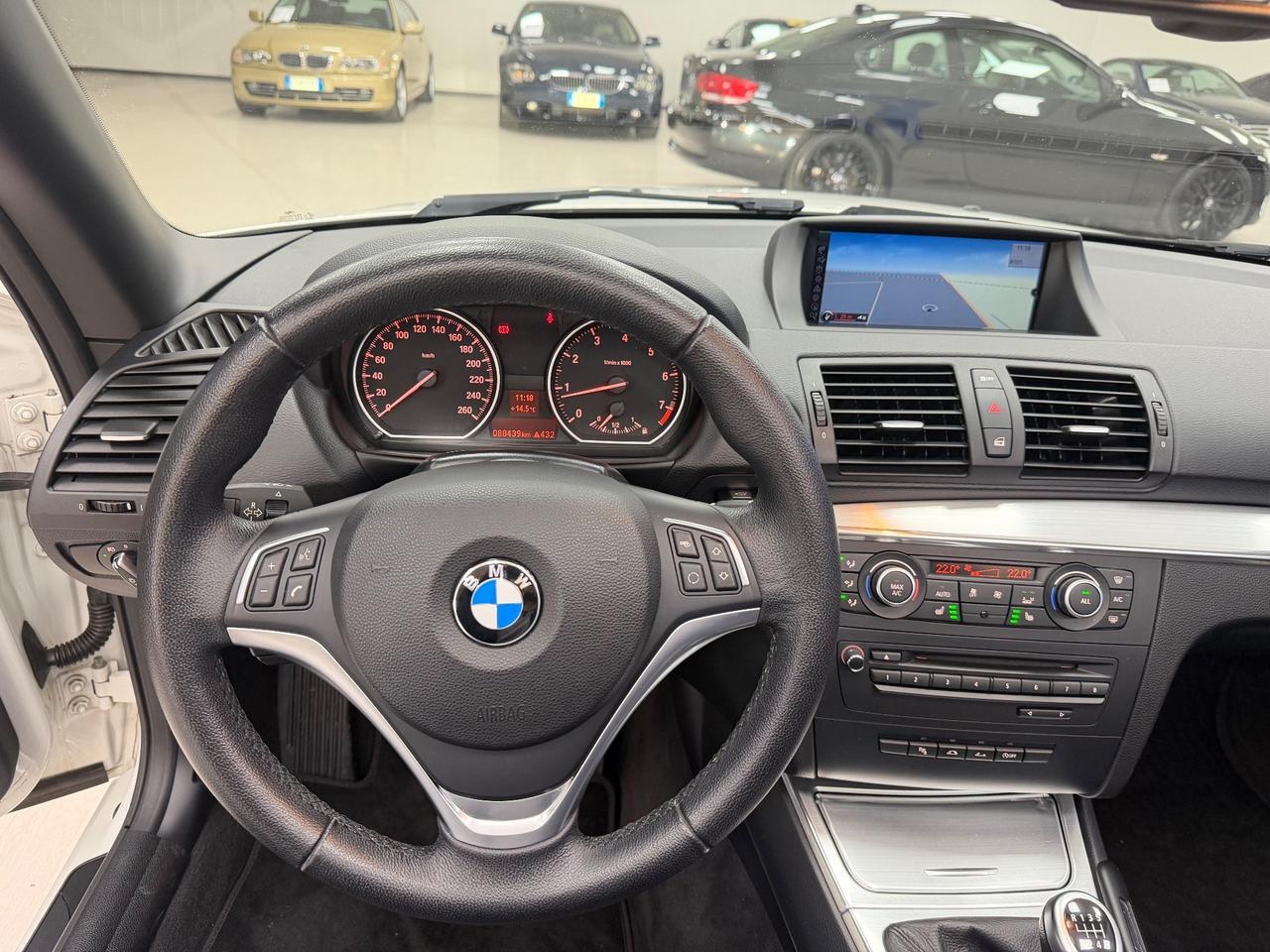 Bmw 120i 170CV*CABRIO*MANUALE*BOOK SERVICE*PARI AL NUOVO*1 PROPRIETARIO*