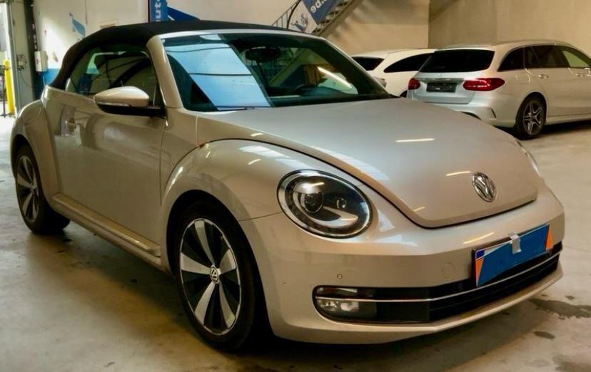 Volkswagen Maggiolino 1.4 tsi DSG cabrio 160cv fullled navy pelle traforata