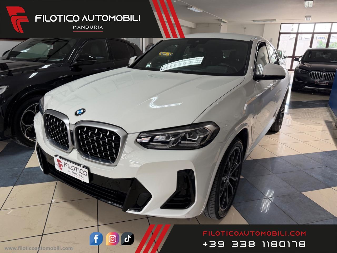 BMW X4 xDrive20d 48V Msport MH48V LUCI AMBIENT | PELLE