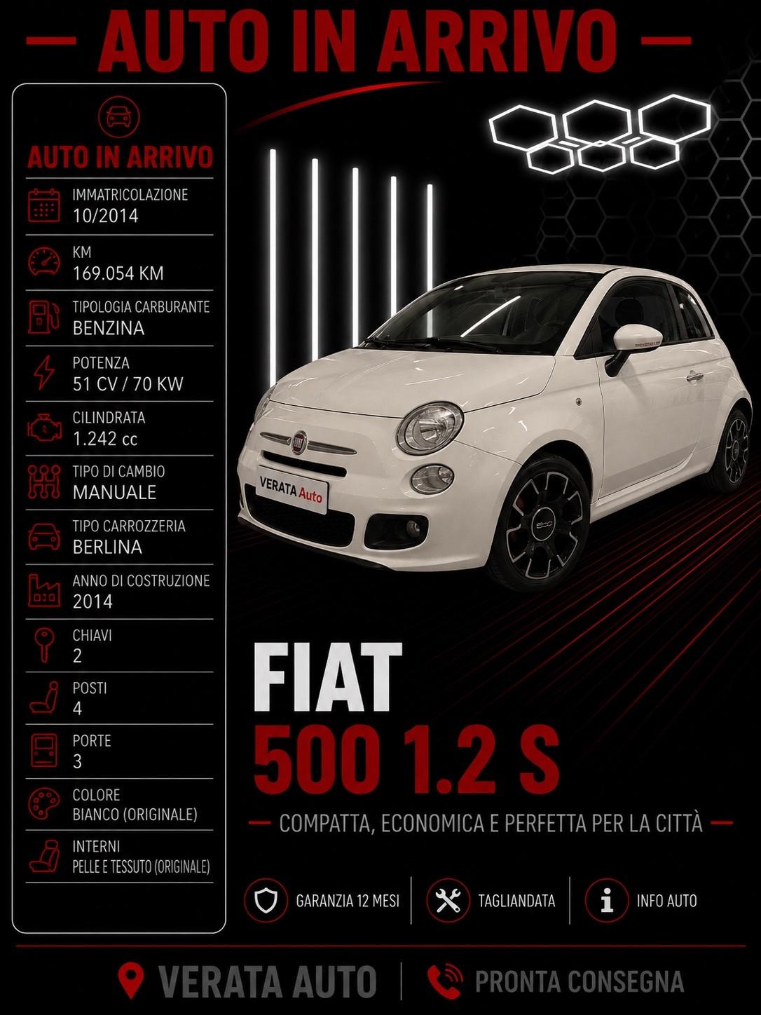 Fiat 500 1.2 S