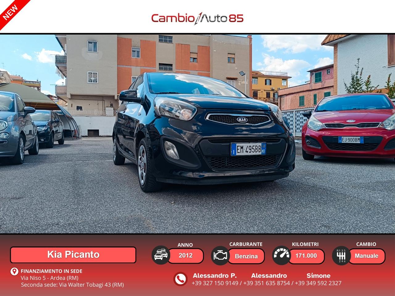 Kia Picanto 1.0 12V 5 porte EURO 2012