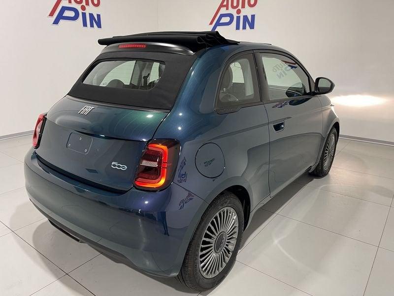 FIAT 500 Cabrio 42kWh Icône Ocean Green