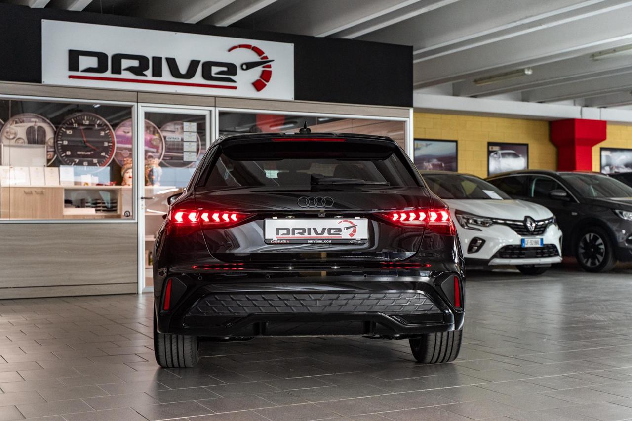 Audi A3 Sportback 1.5 tfsi mhev S line edition 150cv s-tronic